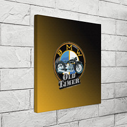 Холст квадратный Ретро мотоцикл BMW, цвет: 3D-принт — фото 2