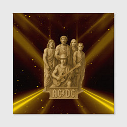 Холст квадратный ACDC стиль памятника, цвет: 3D-принт — фото 2