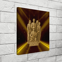 Холст квадратный ACDC стиль памятника, цвет: 3D-принт — фото 2