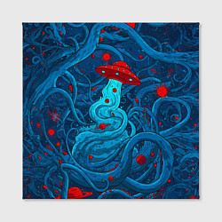 Холст квадратный Контакт с хаосом, цвет: 3D-принт — фото 2