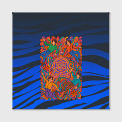 Холст квадратный Astro психоделика, цвет: 3D-принт — фото 2
