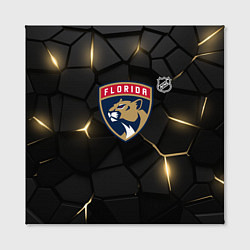 Холст квадратный Флорида Пантерз - НХЛ хоккей, цвет: 3D-принт — фото 2