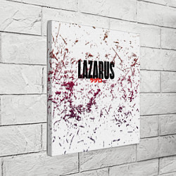 Холст квадратный Лазарь аниме надпись гранж, цвет: 3D-принт — фото 2