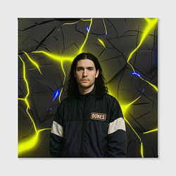 Холст квадратный Bones в спортивном стиле, цвет: 3D-принт — фото 2