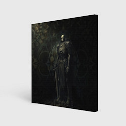 Холст квадратный Командир скелетов, цвет: 3D-принт