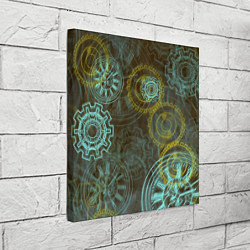 Холст квадратный Стимпанк механизм, цвет: 3D-принт — фото 2