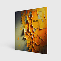 Холст квадратный Peeling plaster - Milano, цвет: 3D-принт