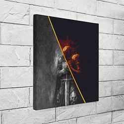 Холст квадратный Темный рыцарь в унынье, цвет: 3D-принт — фото 2