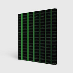 Холст квадратный Color black cage, цвет: 3D-принт