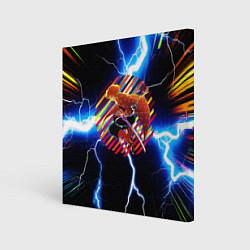 Картина квадратная Anime Demon Slayer Zenitsu