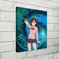 Холст квадратный Сиратори Айра - знак стоп, цвет: 3D-принт — фото 2