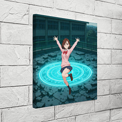 Холст квадратный Радостная Сиратори Айра в прыжке, цвет: 3D-принт — фото 2