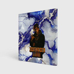 Холст квадратный XXXTentacion gangster, цвет: 3D-принт
