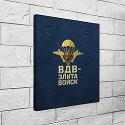 Холст квадратный ВДВ элита войск золотая эмблема, цвет: 3D-принт — фото 2
