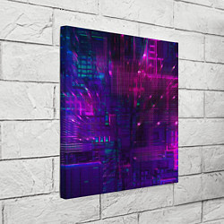 Холст квадратный Геометрия будущего, цвет: 3D-принт — фото 2