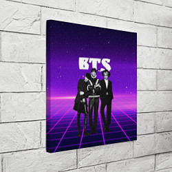 Холст квадратный BTS рейв стиль, цвет: 3D-принт — фото 2