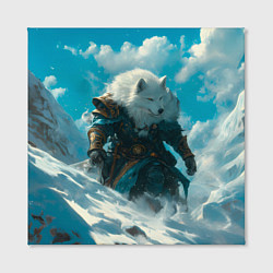 Холст квадратный Воин волк, цвет: 3D-принт — фото 2