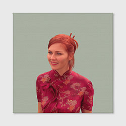 Холст квадратный Мэри Джейн Kirsten Dunst, цвет: 3D-принт — фото 2