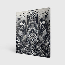 Холст квадратный Abstract pattern - graffiti, цвет: 3D-принт