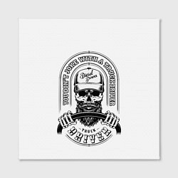 Холст квадратный Водитель грузовика, цвет: 3D-принт — фото 2