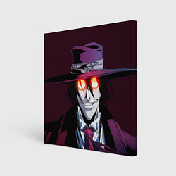 Холст квадратный Hellsing - Алукард, цвет: 3D-принт