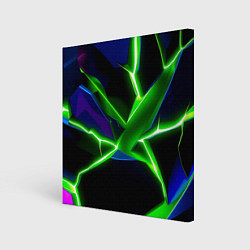 Картина квадратная Green glow