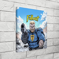 Холст квадратный Fallout 7, цвет: 3D-принт — фото 2