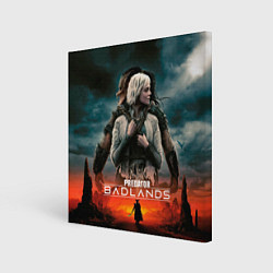 Холст квадратный Главные герои Хищник планета смерти, цвет: 3D-принт