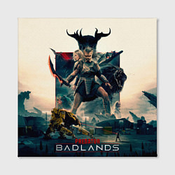 Холст квадратный Персонажи из Хищник планета смерти, цвет: 3D-принт — фото 2