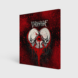 Холст квадратный BFMV: Duo Skulls, цвет: 3D-принт