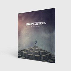 Холст квадратный Imagine Dragons: Night Visions, цвет: 3D-принт