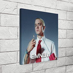 Холст квадратный Eminem Fire, цвет: 3D-принт — фото 2