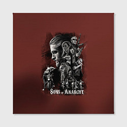 Холст квадратный Sons Of Anarchy, цвет: 3D-принт — фото 2