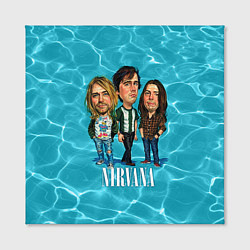 Холст квадратный Nirvana: Water, цвет: 3D-принт — фото 2