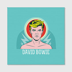 Холст квадратный David Bowie: pop-art, цвет: 3D-принт — фото 2