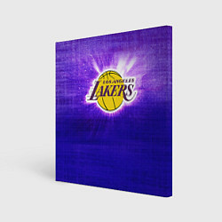 Холст квадратный Los Angeles Lakers, цвет: 3D-принт