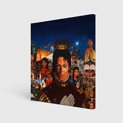 Холст квадратный Michael Jackson: Pop King, цвет: 3D-принт