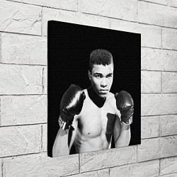 Холст квадратный Muhammad Ali, цвет: 3D-принт — фото 2