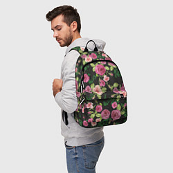 Рюкзак Кусты из роз, цвет: 3D-принт — фото 2