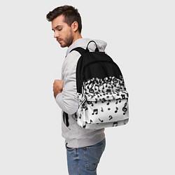 Рюкзак Поглощение музыкой, цвет: 3D-принт — фото 2
