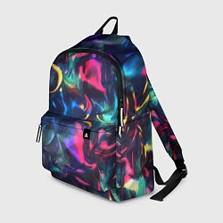 Рюкзак Неоновая вода, цвет: 3D-принт