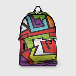 Рюкзак Цветные граффити, цвет: 3D-принт — фото 2