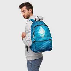 Рюкзак Blue Ethereum, цвет: 3D-принт — фото 2