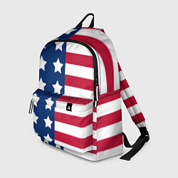 Рюкзак USA Flag, цвет: 3D-принт