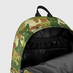 Рюкзак Камуфляж- зелёные кошки, цвет: 3D-принт — фото 2