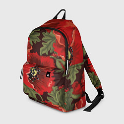 Рюкзак Темный мак, цвет: 3D-принт