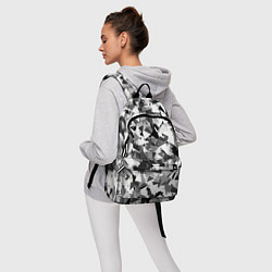 Рюкзак Городской серый камуфляж, цвет: 3D-принт — фото 2