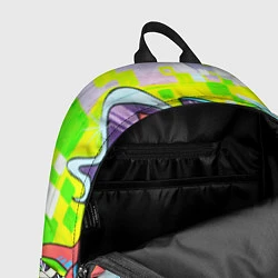 Рюкзак Неоновая кислота, цвет: 3D-принт — фото 2