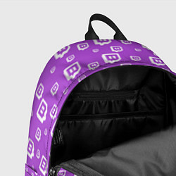 Рюкзак Twitch: Violet Pattern, цвет: 3D-принт — фото 2