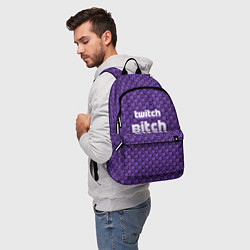 Рюкзак Twitch Bitch, цвет: 3D-принт — фото 2